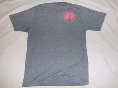 PARLOR CUSTOM SKIS T SHIRT SzL SKIING SNOW WINTER SYMBOL ON BACK
