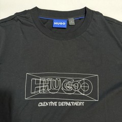 Hugo Boss Mens Nufrancos Creative Dept Black T-Shirt Size M NWOT