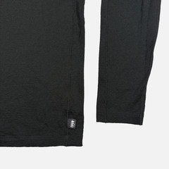REI Co-op Shirt Mens Small Merino Wool Base Layer Black Long Sleeve Outdoor Hike