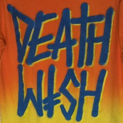 Deathwish Orange Yellow Graphic Logo Men’s Medium Short Sleeve T-Shirt