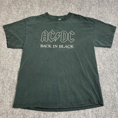 2005 AC/DC Back in Black Band T-shirt – Adult XL Rockware – ,