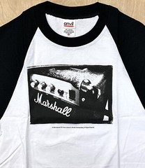 Marshall Amplifiers 2005 T-shirt Size Small 100% Cotton White/Black New w/o Tags