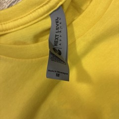 Next Level Apparel Volkswagen of Naples Graphic Logo Crew Neck Tee Yellow M