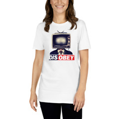 Disobey TV Head Suit Man T-Shirt – Bold Graphic Design for Trendsetters