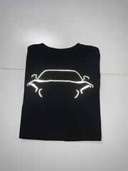 Mercedes Benz AMG Reflective Racing Motorsport F1 Black S/S Crewneck T-Shirt XXL