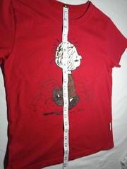 vintage red Peanut’s Pigpen T- Shirt by shanghai tang