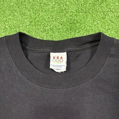 Vintage 2000s Official Olympics USA Sports Black T-Shirt Y2K Men’s XL – 24.5×29