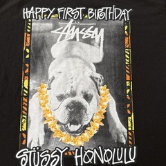 Stussy Honolulu Family and Friends HAPPY FIRST BIRTHDAY M **Extremely Rare!!**