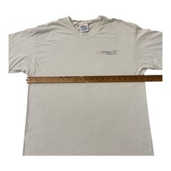 Vintage Cingular Wireless Promo T Shirt Mens Large Phone Service Provider FLAWS