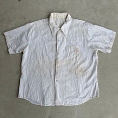 True Vintage Levis & Misc Button Up Shirts Lot of 7 DEFECTS STAINS SOLD AS IS