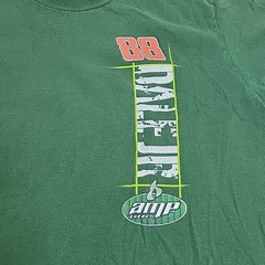 NASCAR Dale Earnhardt Jr 88 Amp Energy Green Graphic T-Shirt Mens Large L
