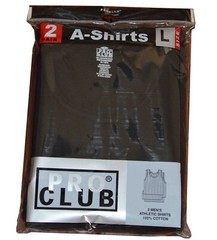 Pro Club A-shirts Tank Top Set of 3 Pcs Black
