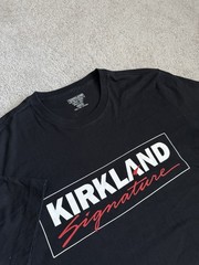 Kirkland Signature Logo Black T-Shirt Mens XXL Womens XXXL Costco