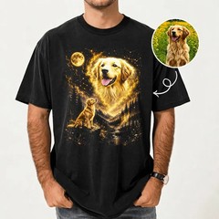 Custom Pet Photo Personalized Pet Lover Comfort Tee