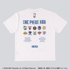 ONE PIECE × NBA T-Shirts Group Art BLACK、White