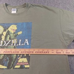 Godzilla Aurora Model Kit T-Shirt Mens 2XL Green Gildan Ultra Kaiju Monster