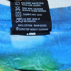 Vintage 2000s Y2K TOP HEAVY Tie Dye Swirl Soaring Eagle Cotton T Shirt Mens L