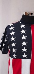 Sun River Mens Medium American Flag Patriotic Stars and Stripe T-Shirt