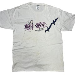 Vintage Key West T-Shirt Dolphin Birds Graphic Size L White Cotton Y2K Beach