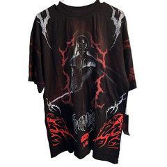 Civil Regime x Star Wars Darth Vader Graphic Print T-Shirt Black Red OS M