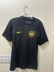 Nike Dri-Fit Presatuan Bolasepak Malaysia ShortSleeve T-Shirt Black Size S N69