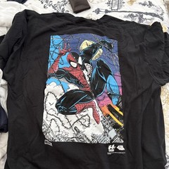 HUF Marvel Spiderman Graphic T-Shirt Double-Sided Men’s Size Large