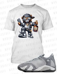 Henny Bear Graphic Sport RTP Pro Club Shaka Tee to Match J14 Stealth Sneaker T
