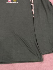 Port & Company Performance T Shirt Mens Large Olive Green American Flag Remember