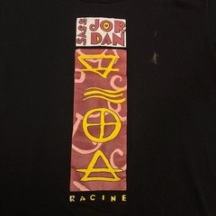 90s / Vintage Sass Jordan Racine Brockum Band T-Shirt USA Made Single Stitch XL