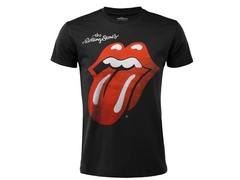 Rolling Stones Official T-Shirt Jersey Original T-Shirt Black Rock