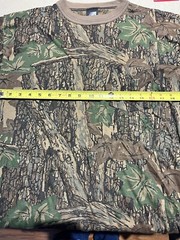 Vintage Ace Sportswear Made In USA Trebark Camo Mens Shirt