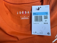Nike Jordan Jumpman Men’s Short-Sleeve T-Shirt Orange Sz M New