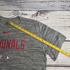 Washington Nationals Nike MLB Authentic Nike Tee Short Sleeve Shirt Mens XL Gray