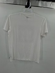 Adidas White Trefoil w/ Gray Tribal Geometric Pattern Skater Medium TShirt