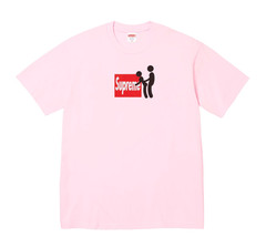 Supreme Stick Tee T-Shirt Size Large Light Pink FW25 Supreme New York 2025 New