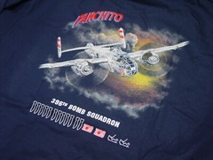 B-25 Panchito Bomber NAA T Shirt Aviation Airshow Nose Art