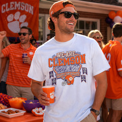 Vintage Clemson Tigers Greatest Fans On Earth T Shirt Large Step Ahead NCAA