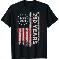 250 Years America Anniversary 250th Independence Day Freedom T-Shirt