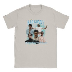 Vintage Bad Bunny Graphic Tee: 90s Retro Style Music Shirt
