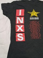 Vintage 80s INXS Calling All Nations Tour Band Shirt USA Adult M? RARE See Pics