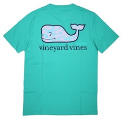 NWT Vineyard Vines Men SS Whale Pocket Crew T-Shirt Tee “ISLAND ICONS WHL FILL”