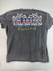Valabasas Vintage T-Shirt Mens 2XL Black Faded Look Shirt 7th Annual Racing