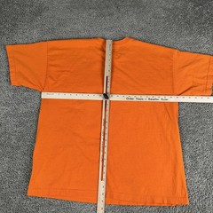 VINTAGE Atlas Sportswear Shirt Mens XL Orange Halloween Teddy Bear Graphic