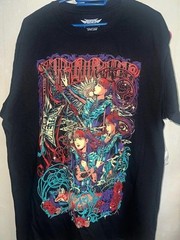 Babymetal World Tour 2024 Asia short sleeve black color shirt