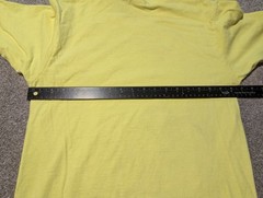 Supreme Shirt Mens Medium Neon Yellow Digi Girl SS17 Digital Block Logo