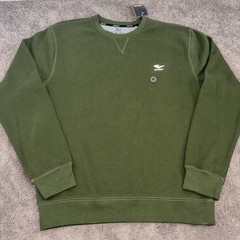 Everlast Cotton Crew Neck Sweatshirt Sweater Green Pullover Men’s Size Large M