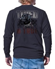 Tried & True American Lab Long Sleeve Tee T-Shirt Anchor Slate