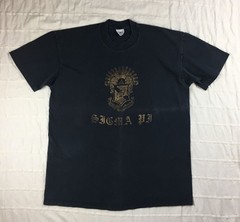 Vintage Single Stitch Sigma Pi T Shirt Men’s Size XL Faded Black Paper Thin Tee