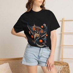 Paper Cut Night Market Radio Manta T-Shirt Graphic