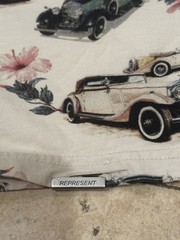 Represent England Vintage Car T-shirt Sz-L